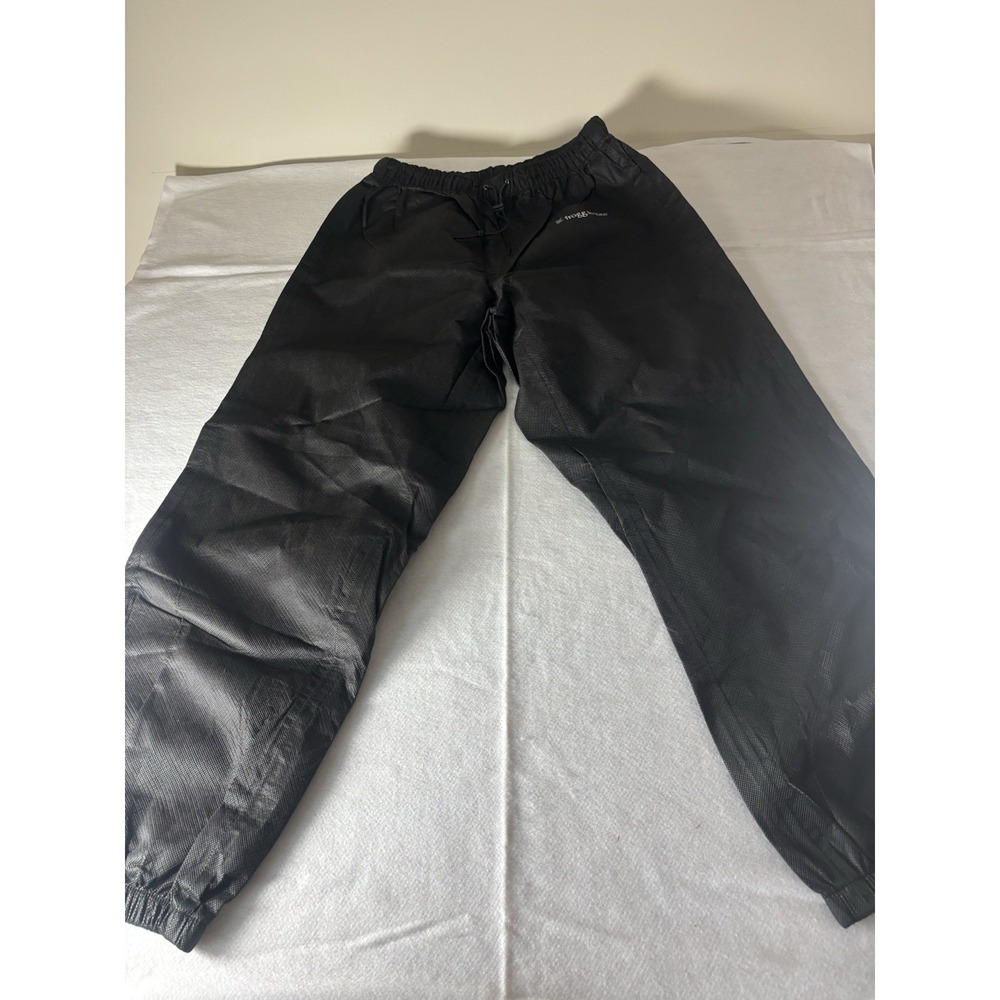 Frogg Toggs Pants Mens L Black Waterproof Rain Gear Lightweight‎ Outdoor Fishing